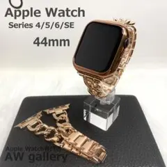 アップルウォッチ 45 44 本体 金属 チェーンベルト ピンクゴールド
