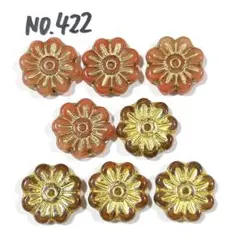 チェコビーズセット No.422 マーガレットフラワー