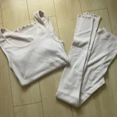 ジェラートピケ　タンクトップ&レギンスセット