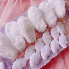 ♡ふわふわパーツのまとめ売り♡ ホワイト 羽 耳