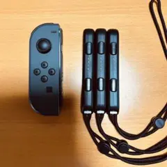 Nintendo switch ジョイコン 左 グレー ジャンク ストラッ本