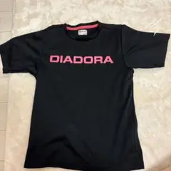 テニス　Tシャツ　DIADORA 黒 Tシャツ 140サイズ