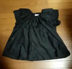 モスキーノ MOSCHINO シルク ブラック シフォン トップス
