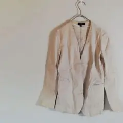 Theory ノーカラージャケット リネン セオリー