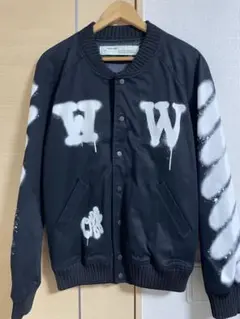 off-white スタジャン スプレー ジャケット サイズ S 正規品