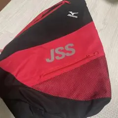 Mizuno プールバッグ JSSロゴ 赤黒