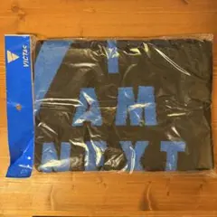 新品未開封 卓球タオル 青色ベース VICTAS