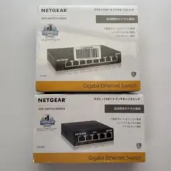【2台新品未開封品】NETGEAR GS308, GS305 SWITCH