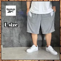 リーボック Reebok ハーフパンツ　グレー 半ズボン 古着