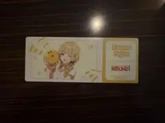 学園アイドルマスターズ　ラウンドワン　クリアチケット　藤田ことね