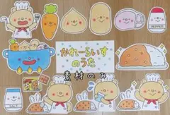 スケッチブックシアター　かれーらいすのうた　素材