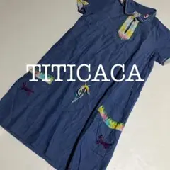 チチカカ　チュニック　刺繍　カラフル　a820