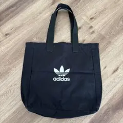 adidas キャンバストートバッグ 黒
