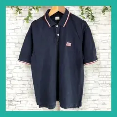OLD NAVY◆ オールドネイビー（L) メンズポロシャツ　半袖　紺
