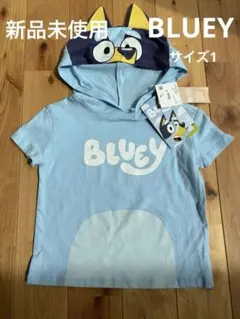 Bluey なりきりフード付き　Tシャツ サイズ1 ブルーイ　新品未使用　夏