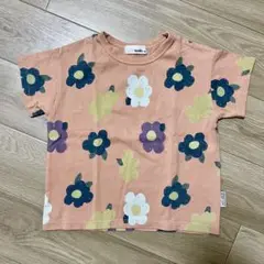 NeWo ニードルワークス　半袖 Tシャツ 80 花柄