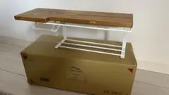 棚付きヴィンテージトイレットペーパーホルダー(ストックタイプ ナチュラル)