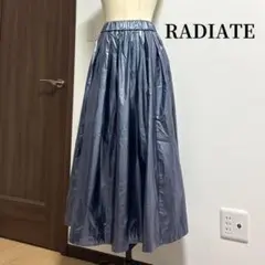 YAMADAYA【RADIATE】 シルバー フレアスカート