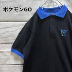 ポケモンGO ポロシャツ TEAM MYSTIC 限定品 入手困難 青 M