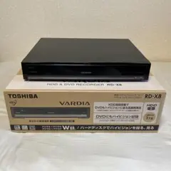 最上級機 1TB 2番組同時録画 整備済み VARDIA RD-X8 徹底清掃 Amazon | TOSHIBA VARDIA 地上・BS・110度CSデジタルチューナー