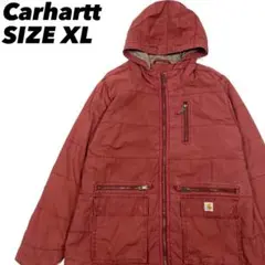 Carhartt★マウンテンパーカー コットンダック生地中綿キルティング裏地XL