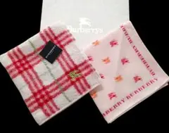 新品・未使用BURBERRY 大型ハンカチ52x52 、タオルハンカチセット