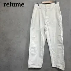 レリュームrelumeジャーナルスタンド　 デニムパンツ　M ストレートパンツ
