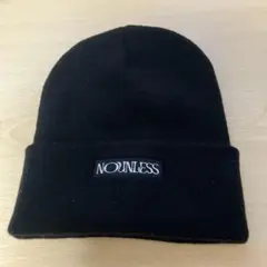 帽子 nounless roll up knit cap/ dark green NOUNLESS ROLL UP KNIT CAP
