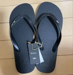 【新品未使用】ルーカ(RVCA)(メンズ)ビーチサンダル ブラック