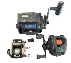 Daiwa EL2・SHIMANO チヌGT1000・リョービ棚SS700