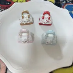 白猫 カバン 4個セット