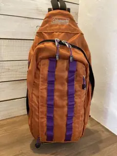 Coleman コールマン オレンジ/紫 メッセンジャーバッグ 軽量 多収納