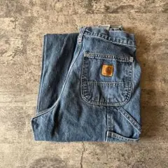 レアサイズ Carhartt デニムペインター サイズs アメカジ メンズ古着
