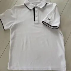 【美品】ニューエラ　メンズゴルフウェア　半袖ポロシャツ　白