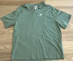 Nike ポロシャツ L オリーブグリーン