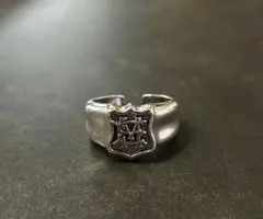 VINTAGEヴィンテージ シールド印台　アルファベットリング