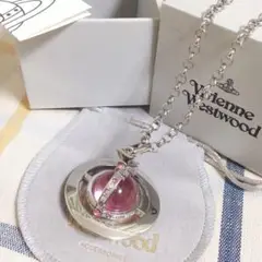 ヴィヴィアンウェストウッド スモールオーブORBネックレス PINK