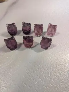 フローライト九尾ちゃん型7個セット