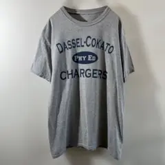 T-225 DASSEL-COKATO CHARGERS Tシャツ グレー