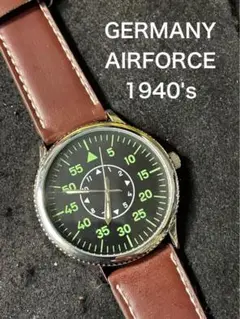 ★ 未使用 ドイツ空軍 1940年代 復刻 超ビッグフェイス メンズ 腕時計