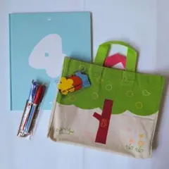 4歳になった思い出に！こどもちゃれんじ 4歳記念セット（バッグ・ペン・シール付）