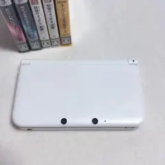 Nintendo 3DS LL ホワイト 本体 ・カセット5本付き