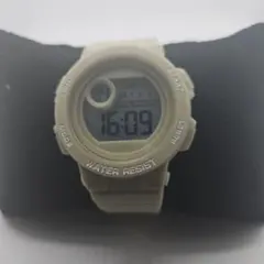 nattito ナティート　クリーム色デジタル腕時計 防水
