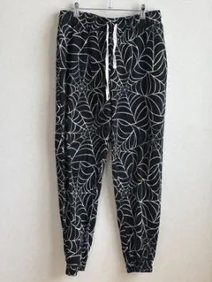 【XLサイズ】スパイダーデザイン スウェットパンツ　男女兼用デザイン