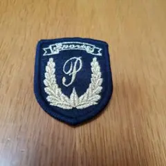 盾型　ブローチ　ワッペン　未使用