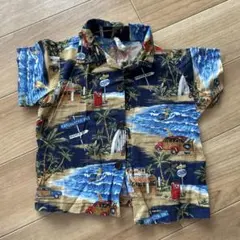 KAMEHAMEHA ビーチ風シャツ 1T