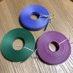 PPバンド 信越工業 10m×3色 30m