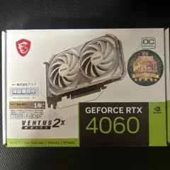GeForce RTX 4060 VENTUS 2X WHITE 8G OC