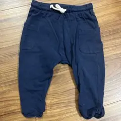 ネイビー コットンパンツ 9-12M 80サイズ