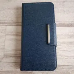 arrows we2 F-52E ネイビー 手帳型ケース カードポケット付き